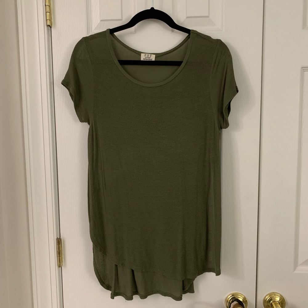 UO Side Slit Long Tee
